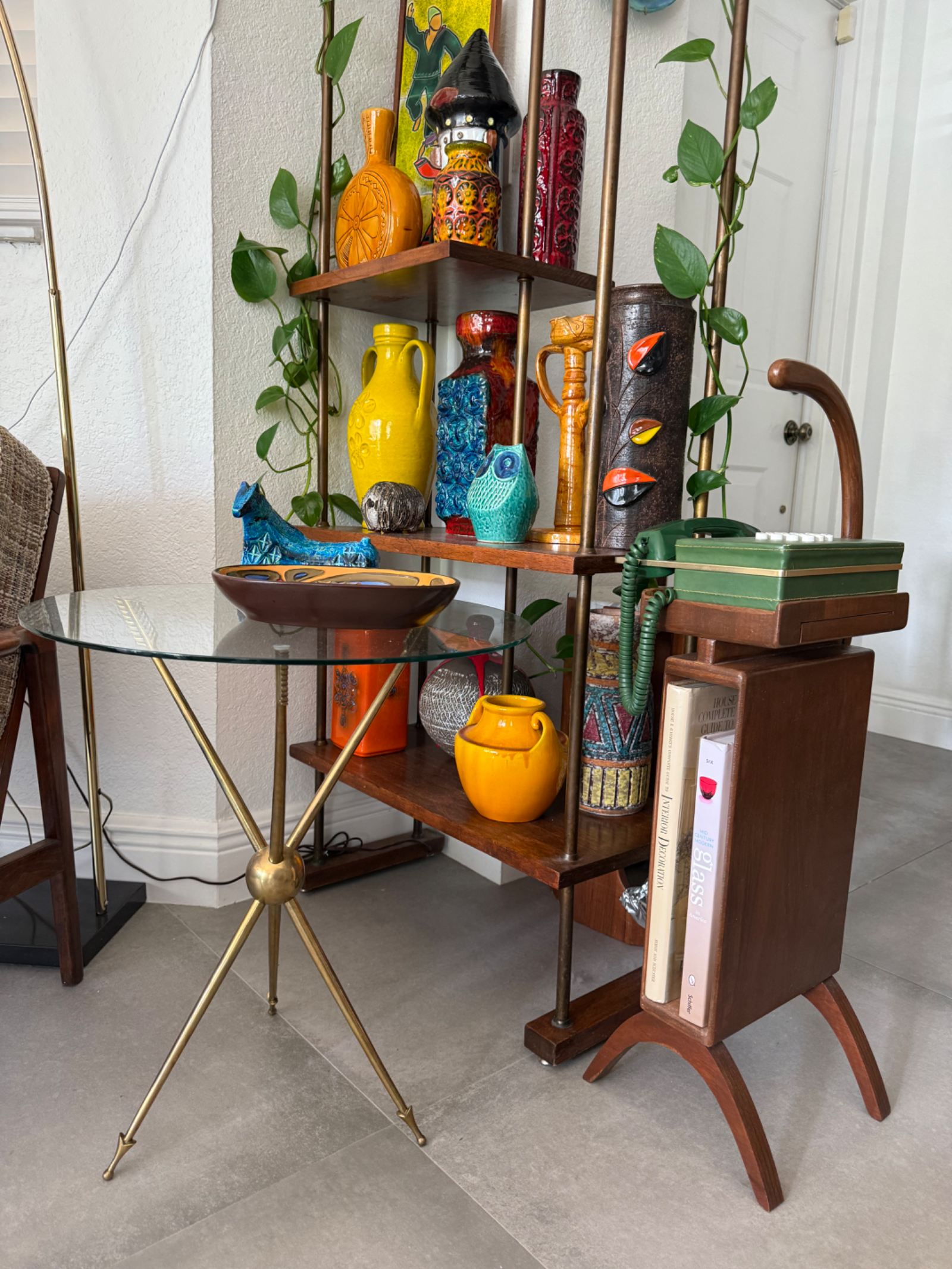 Reading corner with MCM chair